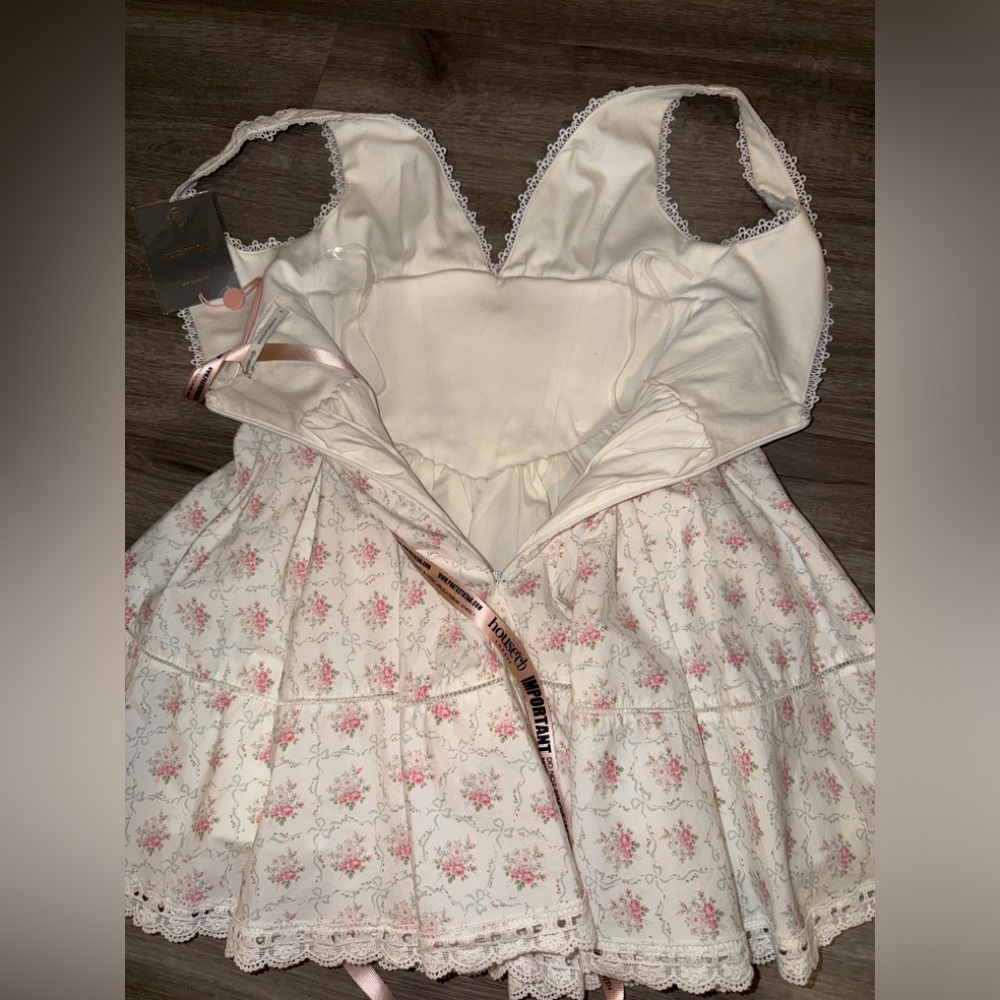 🇺🇸Firm Price🇺🇸house of CB SALMA Rose Print Mini Dress - Picture 14 of 16